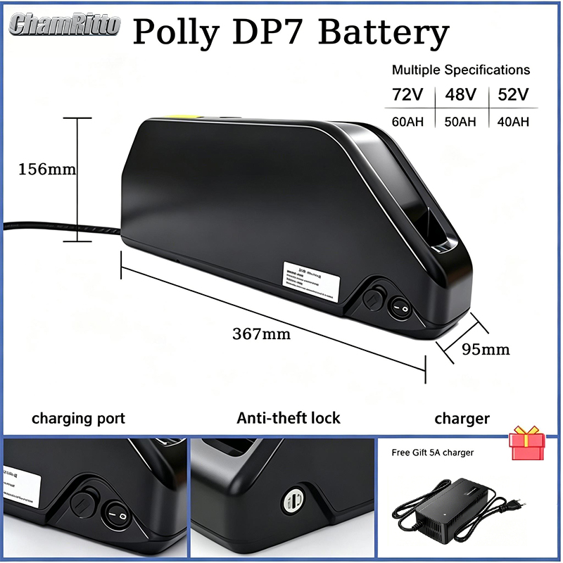 Hailong ebike battery 52v 36v  - đánh giá và giá Electric Bicycle Battery 72V 30Ah