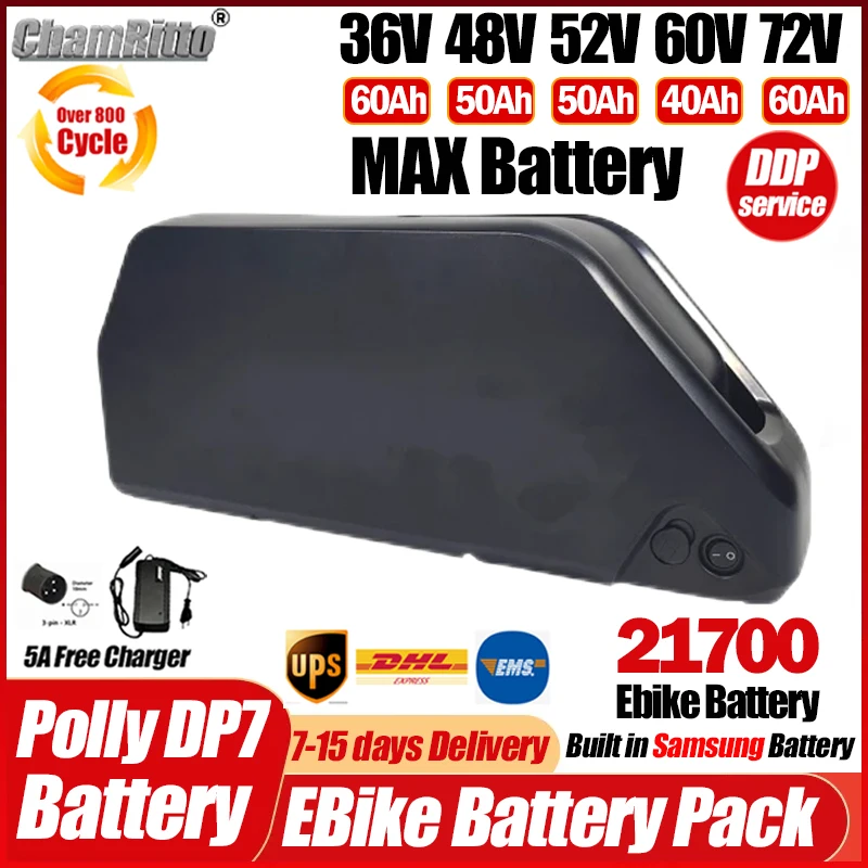 Cham 36 60 52v 48v 72v 45ah 60 - đánh giá và giá Ebike Battery 48V 20Ah Hailong