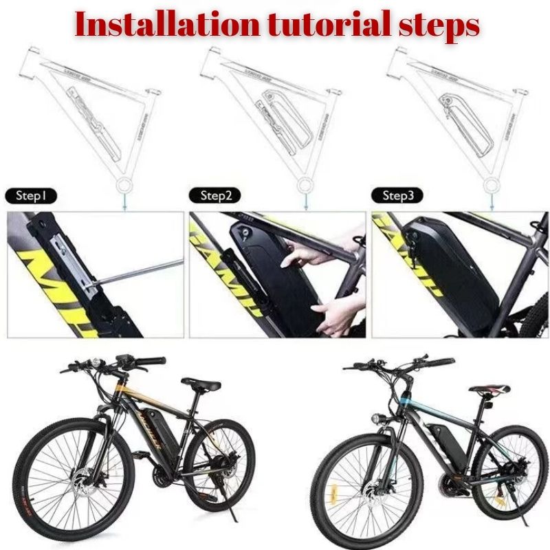 New Hailong Electric Bicycle B - đánh giá và giá Ebike Battery 48V 20Ah Hailong